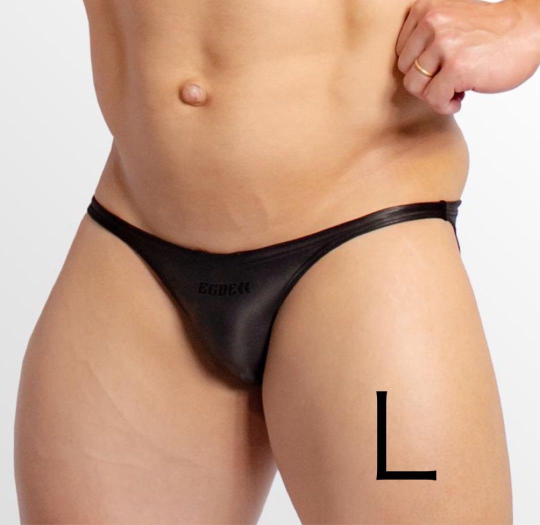 EGDE≪ UNIGHT ウルトラローライズスイムビキニ ブラック L 3837