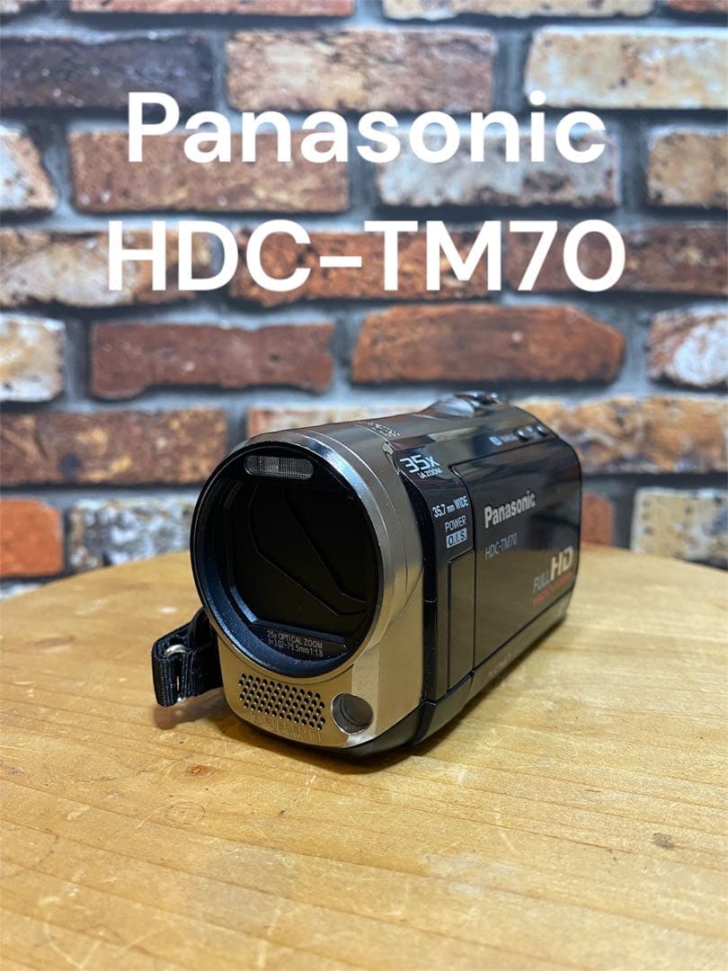 Panasonic HDC-TM70 ビデオカメラ　動作品