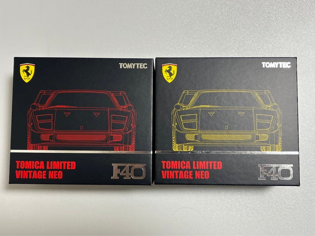 【トミカ】フェラーリF40 （赤/黄）