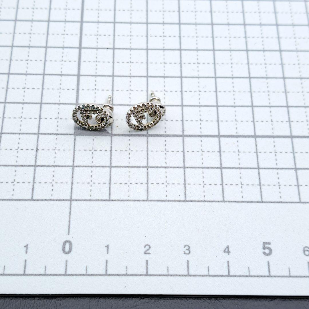 FENDI フェンディ ピアス ラウンド Fロゴ シルバー エフイズ