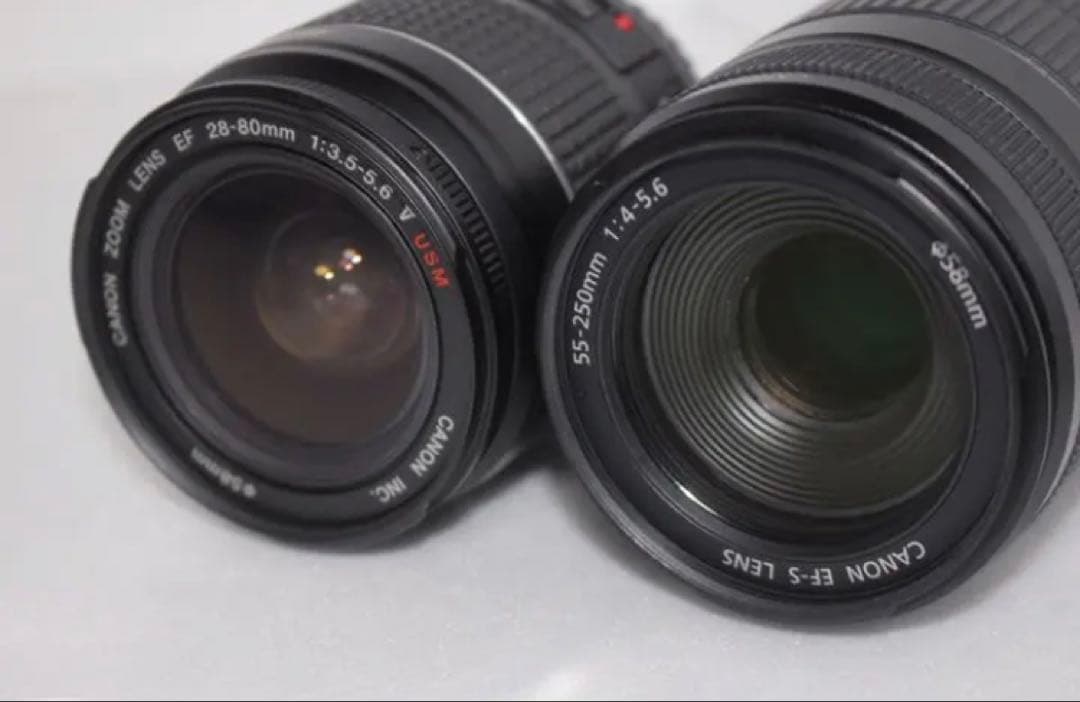 一眼レフカメラCanon EOS 9000D 標準＆望遠ダブルレンズセット