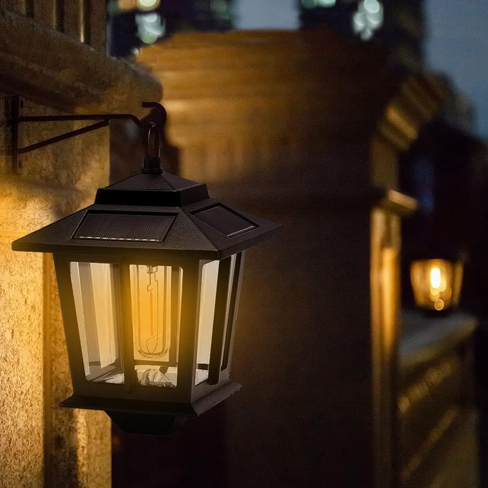 ソーラーライト アンティーク 2個セット 自動点灯 レトロ４個