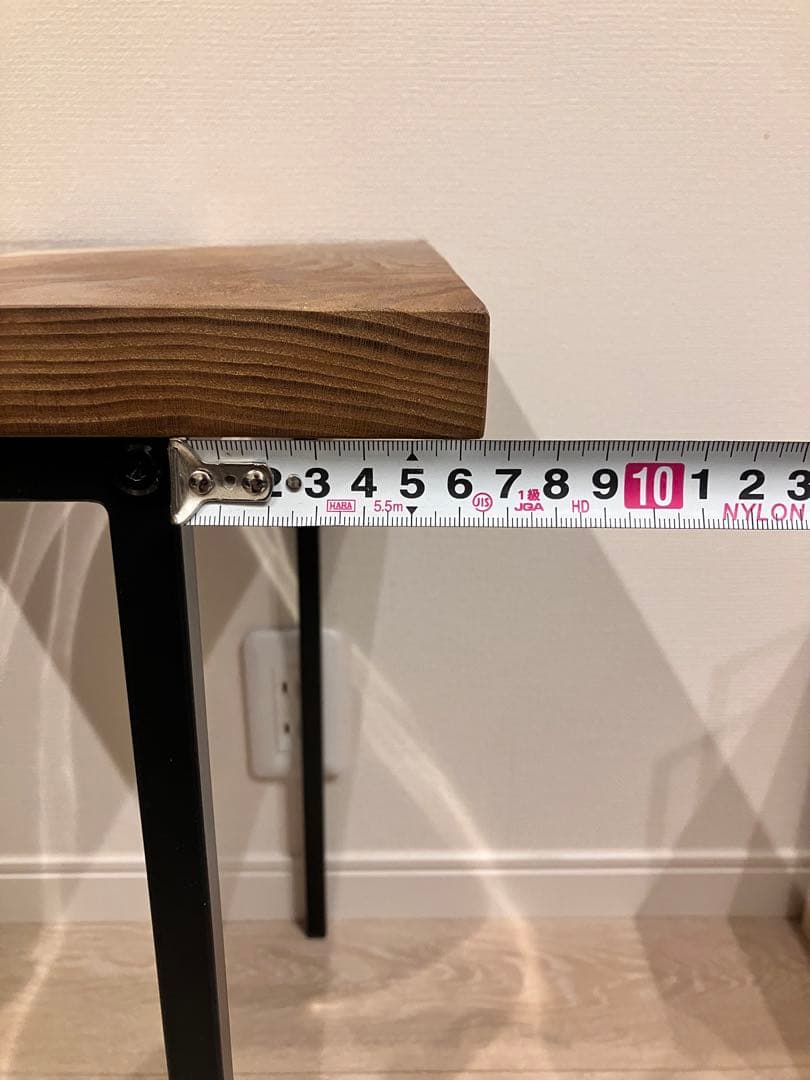 桑一枚板　一点物　レジンサイドテーブル