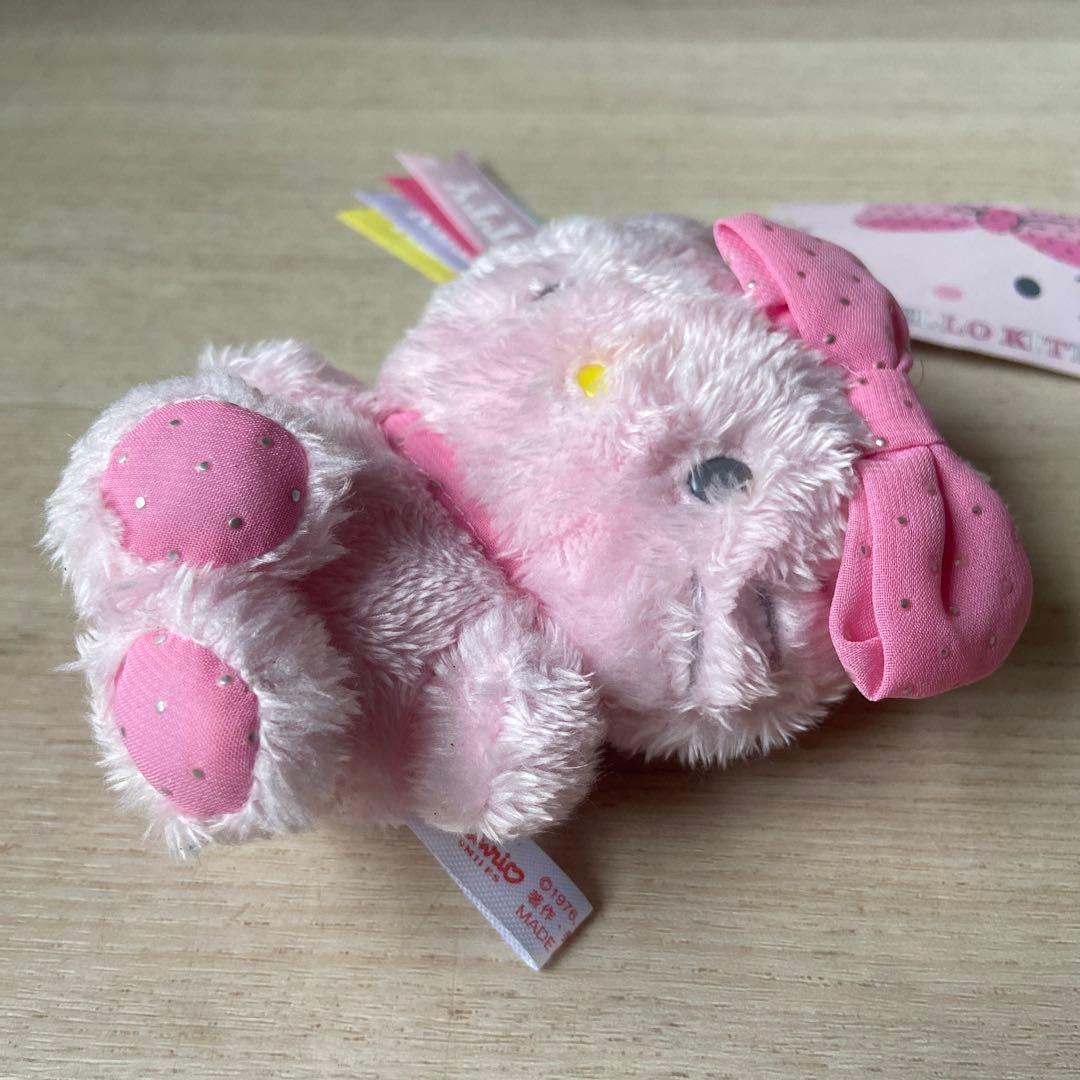 サンリオハローキティ マスコットキーホルダーストラップ春ピンク激レア平成レトロ