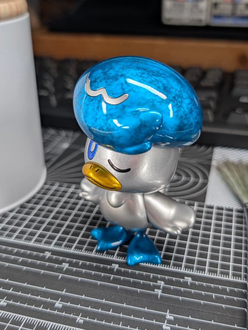 ポケプラ　クワッス　完成品　メタリック塗装　ジュエリー風