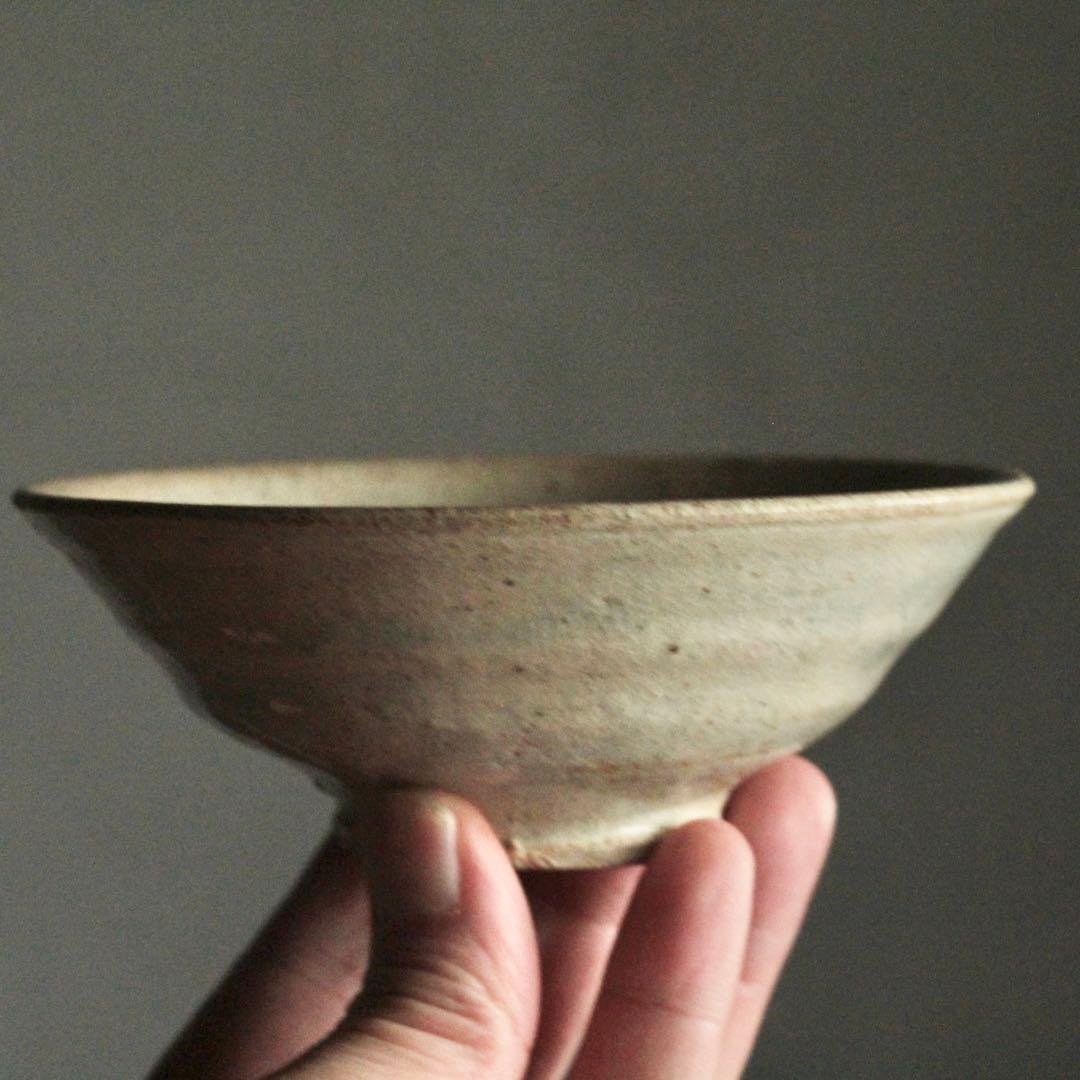 李朝 堅手 小服 茶碗 朝鮮美術 古美術 茶道具 古道具 アンティーク