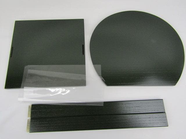 Y5-1026 ◇茶道具 裏千家 青漆 知足棚 淡々斎好 保護シート付 組立式◇