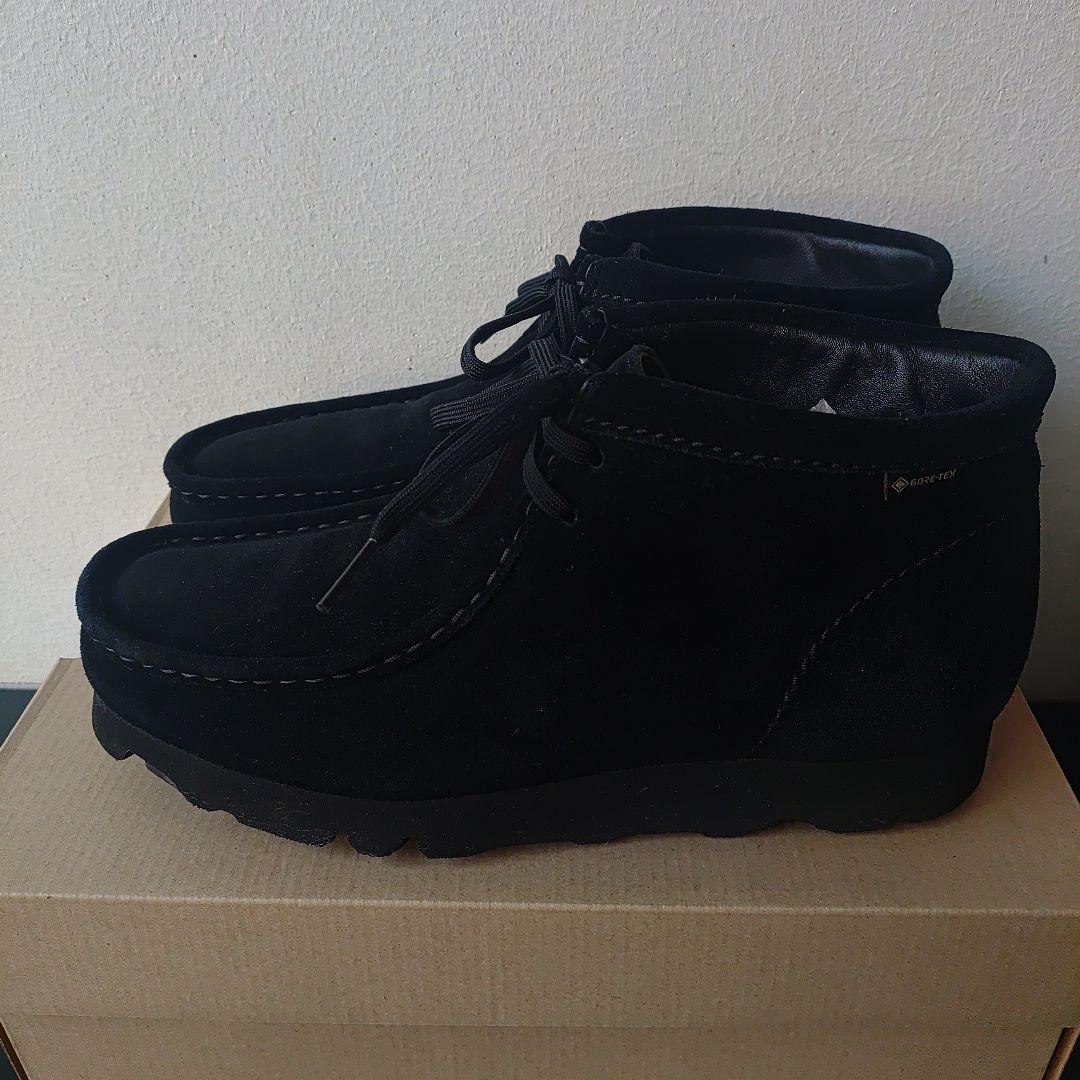 CLARKS GORE-TEX　ブラック スエード ワラビー　UK9