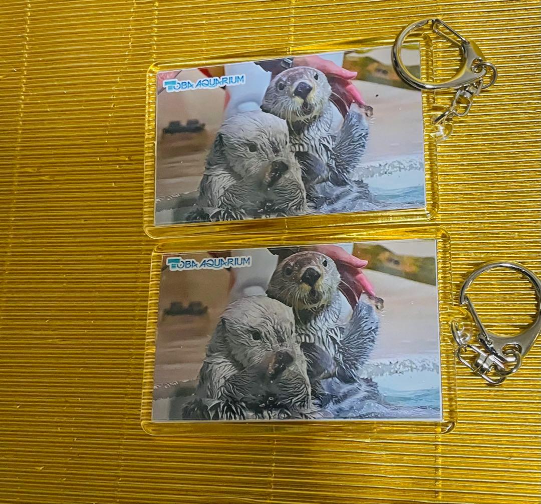 鳥羽水族館⭐️ラッコ⭐️キラ✖️メイ⭐️キーホルダー⭐️４種８個セット