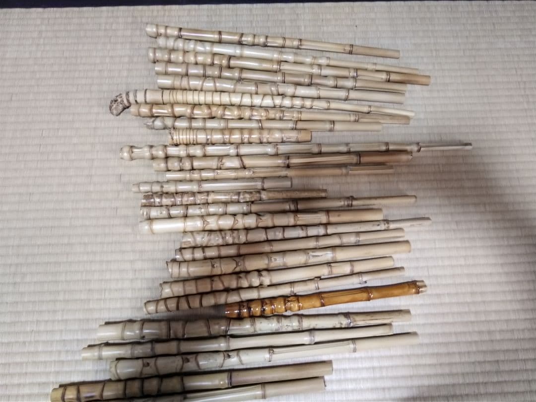 ランチュウ土佐錦等金魚メダカ用サデ網の柄27本セット