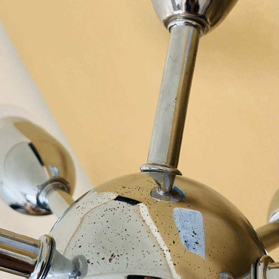 スプートニクランプ 6灯 クロームメタル