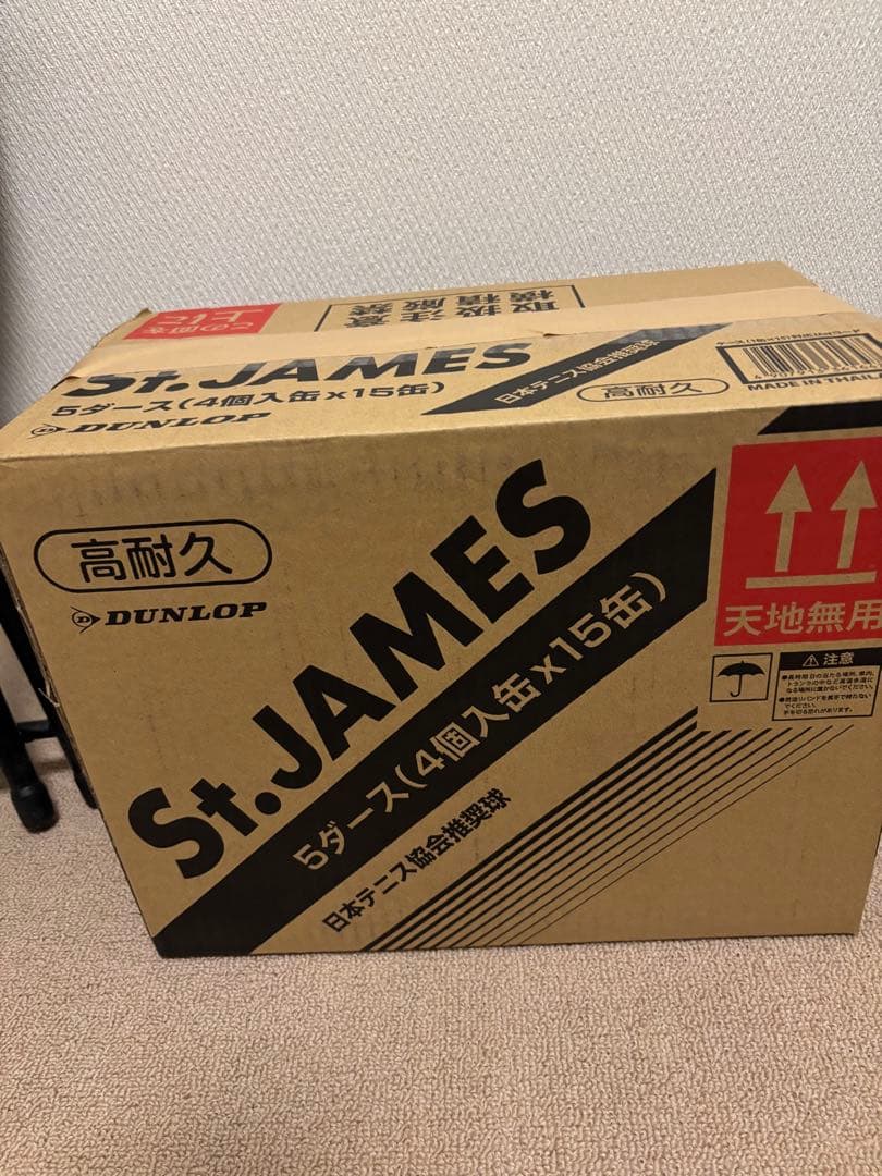 St.JAMES(セントジェームス)（15缶/60球) テニスボール