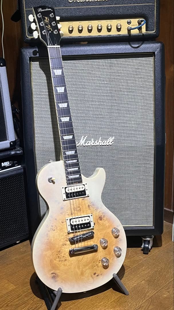 【中古美品】Bacchus レスポールBL-P BP/R BD-Bフルカスタム