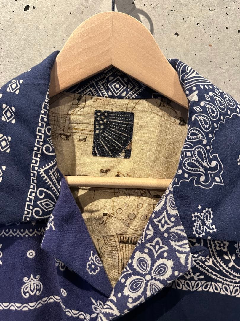 小物 visvimICT WALLIS DOWN shirt s/s(NAVY) 2