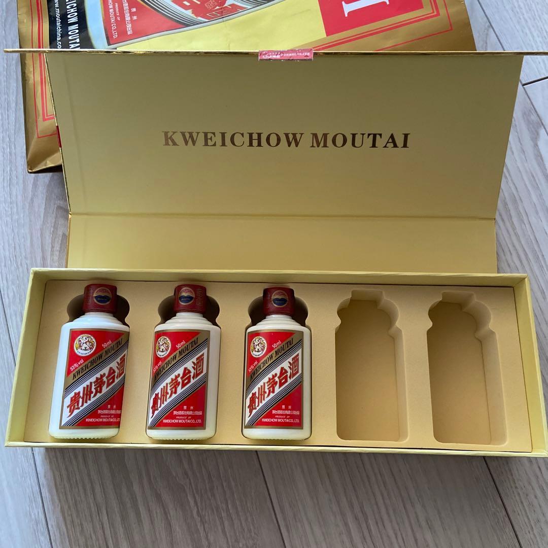 Kweichow Moutai 500ml ギフトボックス入り (3本のみ)