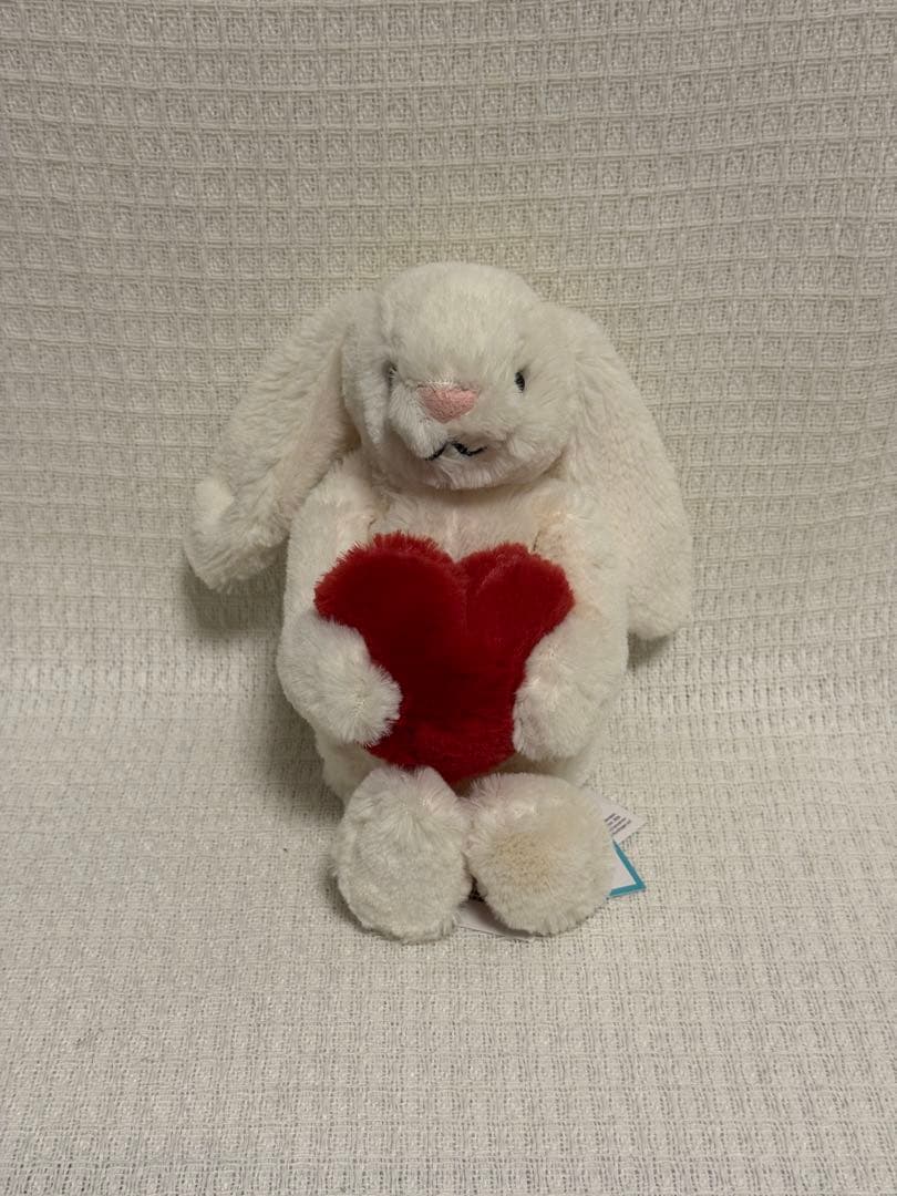 Bashful Red Love Heart Bunny ラブハートバニー S