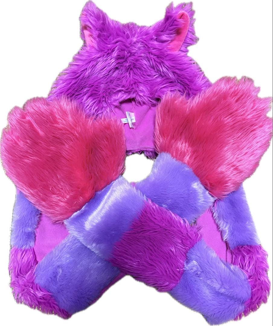 ☺*︎様 チェシャ猫　ファンキャップ　マフラーキャップ　ディズニー