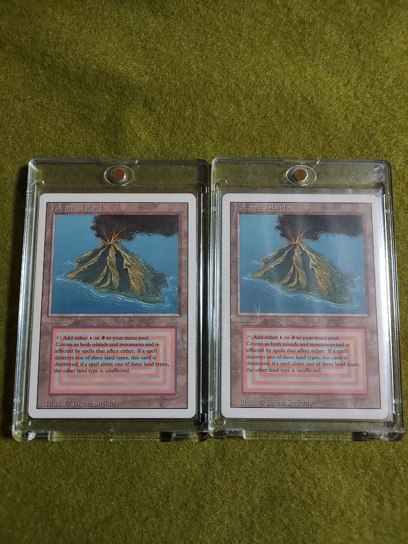 MTG Volcanic  ボルカニックアイランド 2枚セット(白)