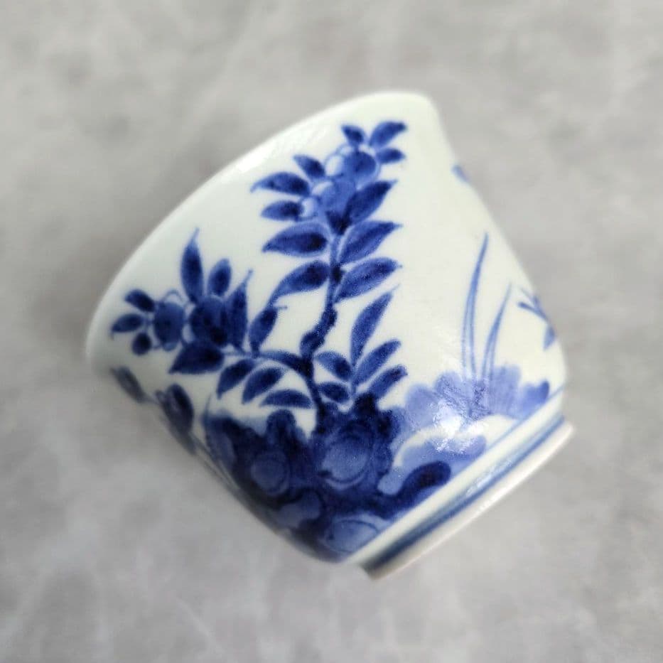 古伊万里　染付　向付　猪口　骨董　アンティーク　江戸時代