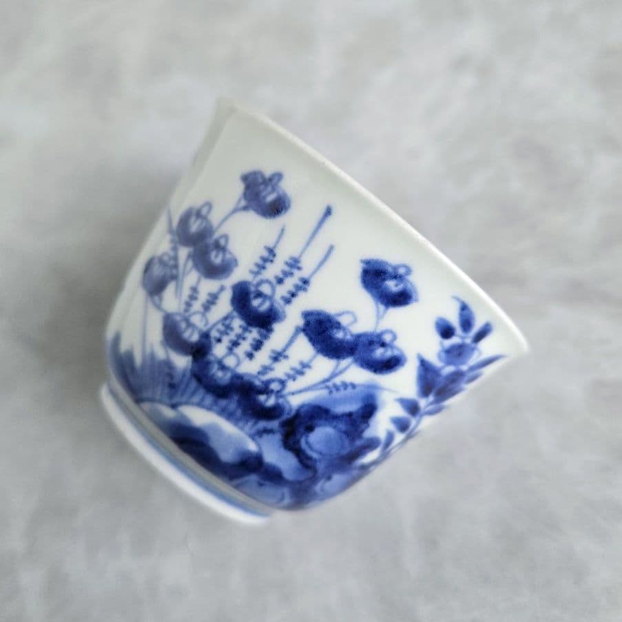 古伊万里　染付　向付　猪口　骨董　アンティーク　江戸時代