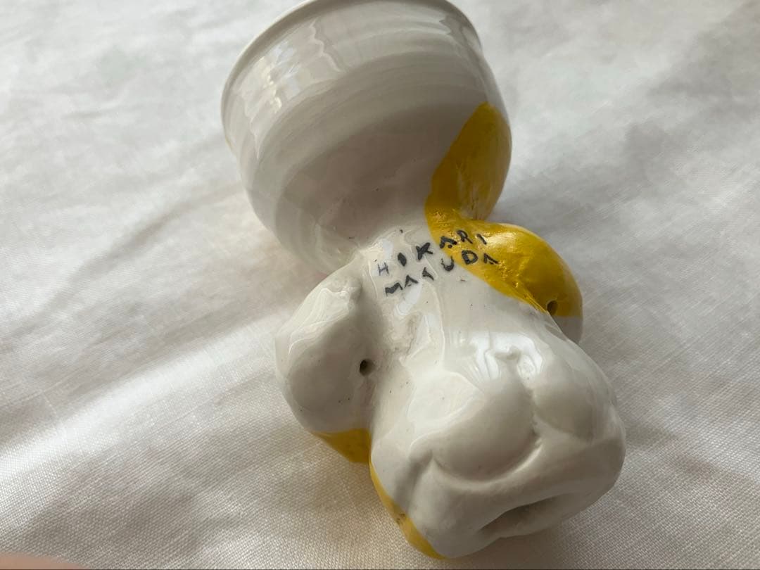 増田光さん　エッグスタンド