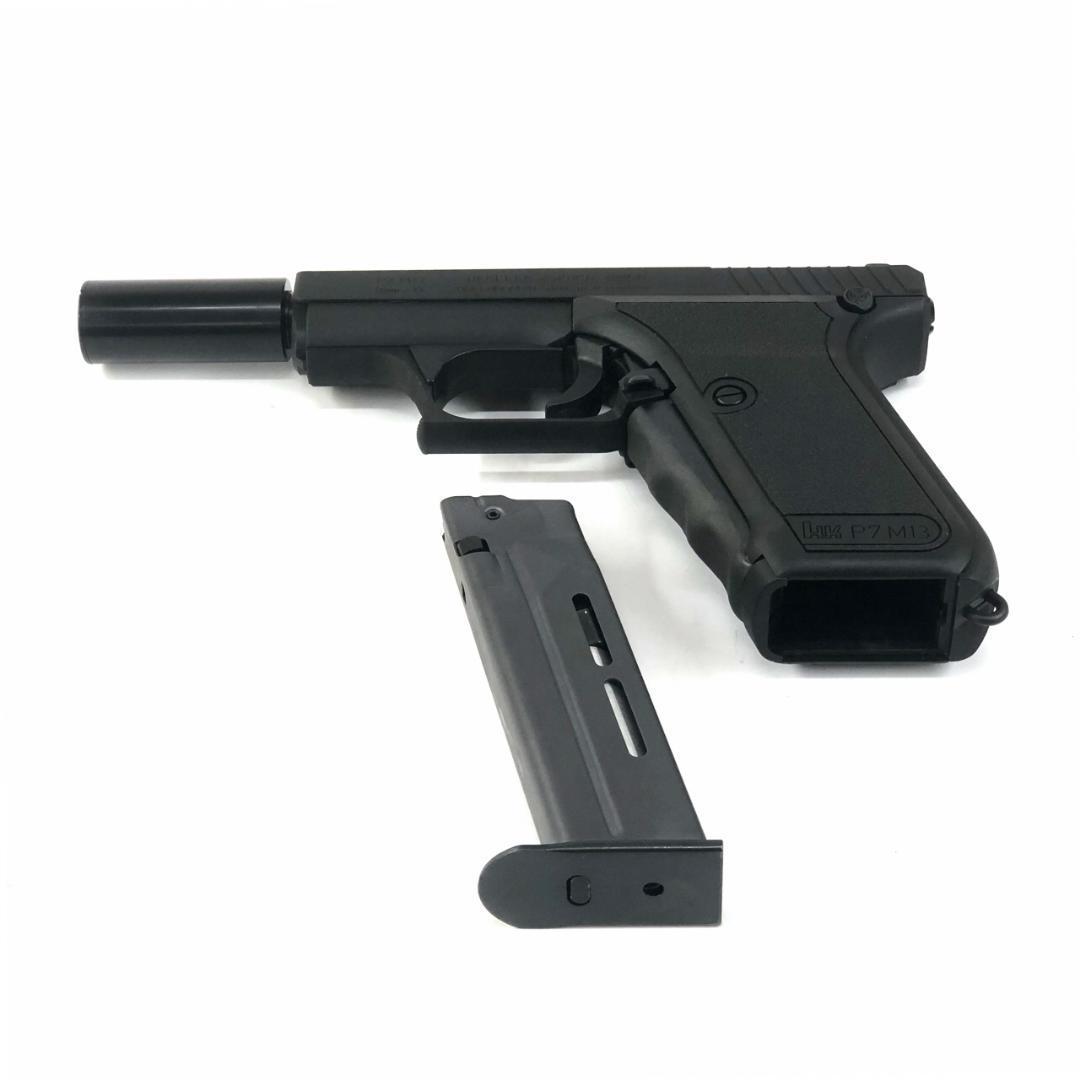 MGC H&K P7 M13 ガスブローバック マイクロサイレンサー付き