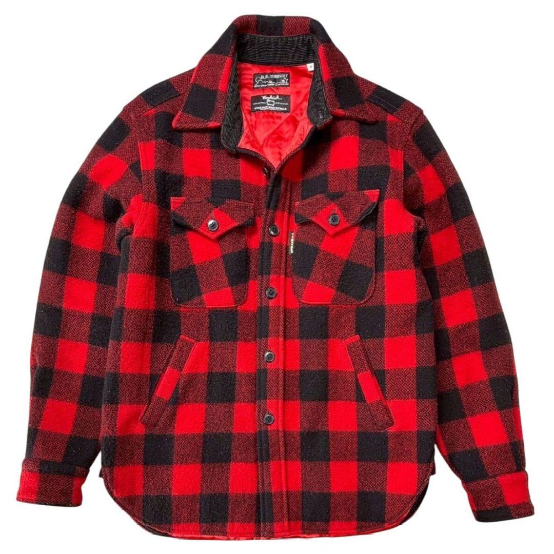 も*ぃ様 ハリウッドランチマーケット ウールリッチ CPO 中綿 赤/黒 3キム