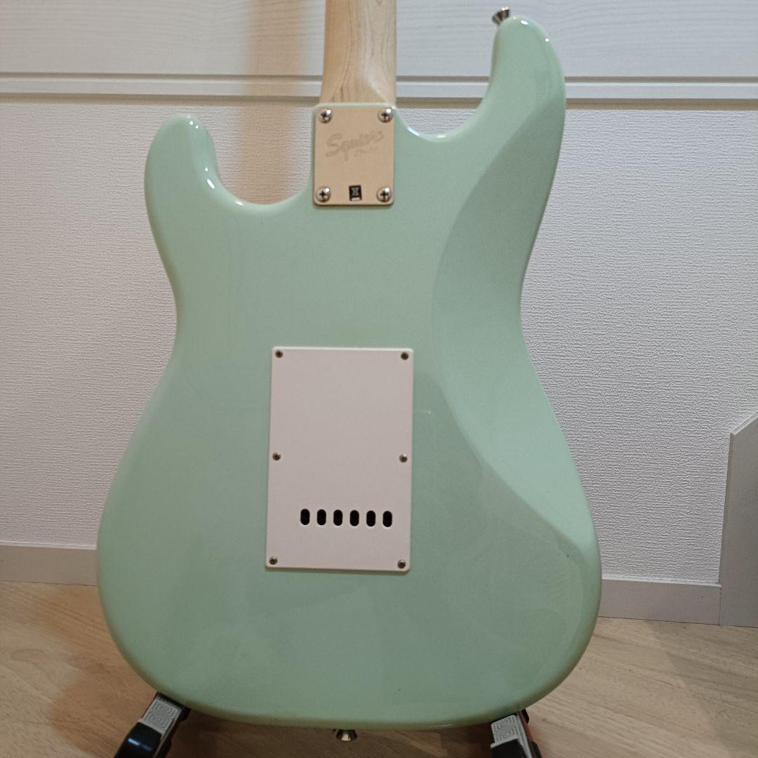 メンテ済｜Squier ストラトキャスター エレキギター サーフグリーン