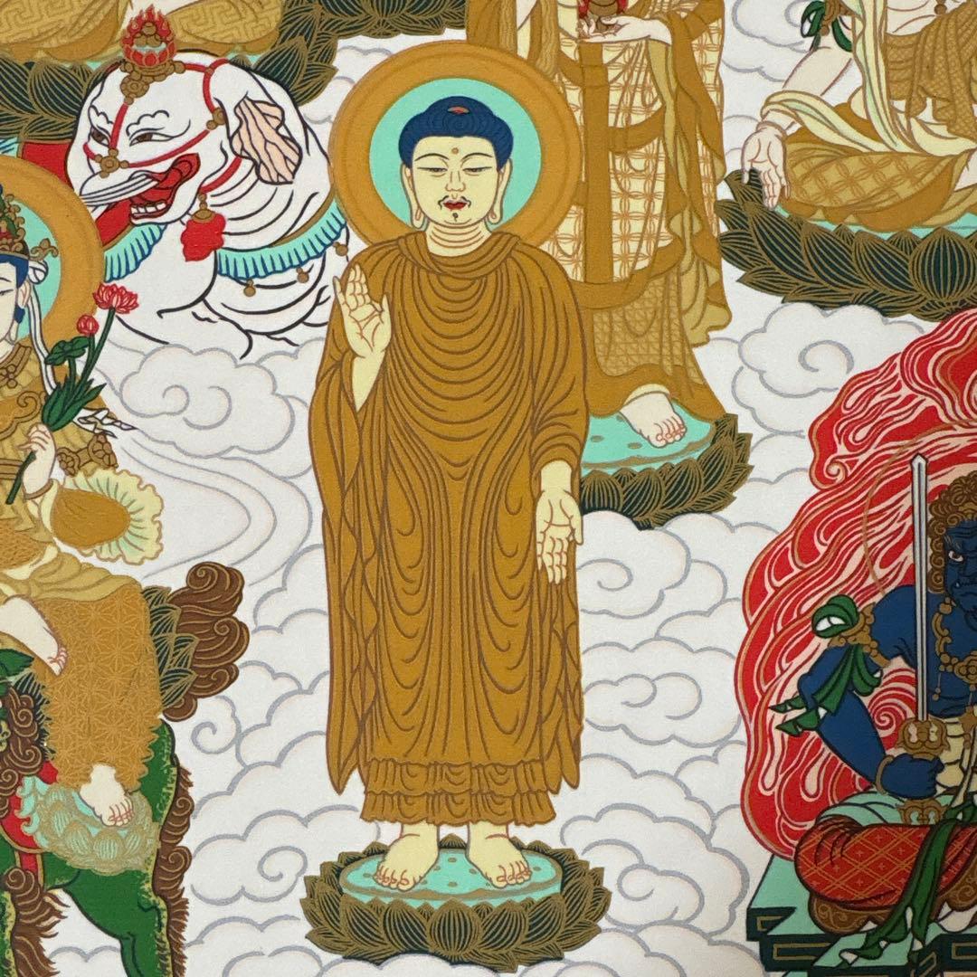 大和十三仏霊場　宝印軸　掛軸　13ヵ寺御朱印付　霊場巡り　奈良