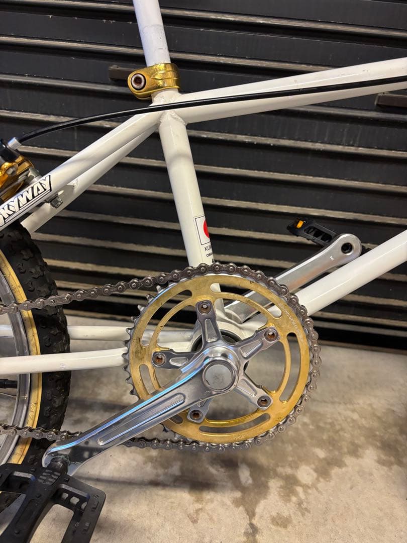 送料込 KUWAHARA KZ-01 白 old bmx 20インチ