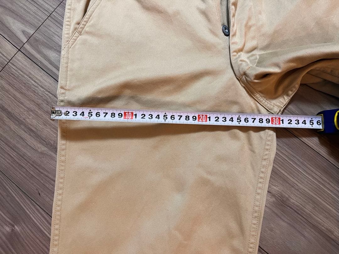 希少⭐︎リアルマッコイ　ベージュ チノパン 29インチ
