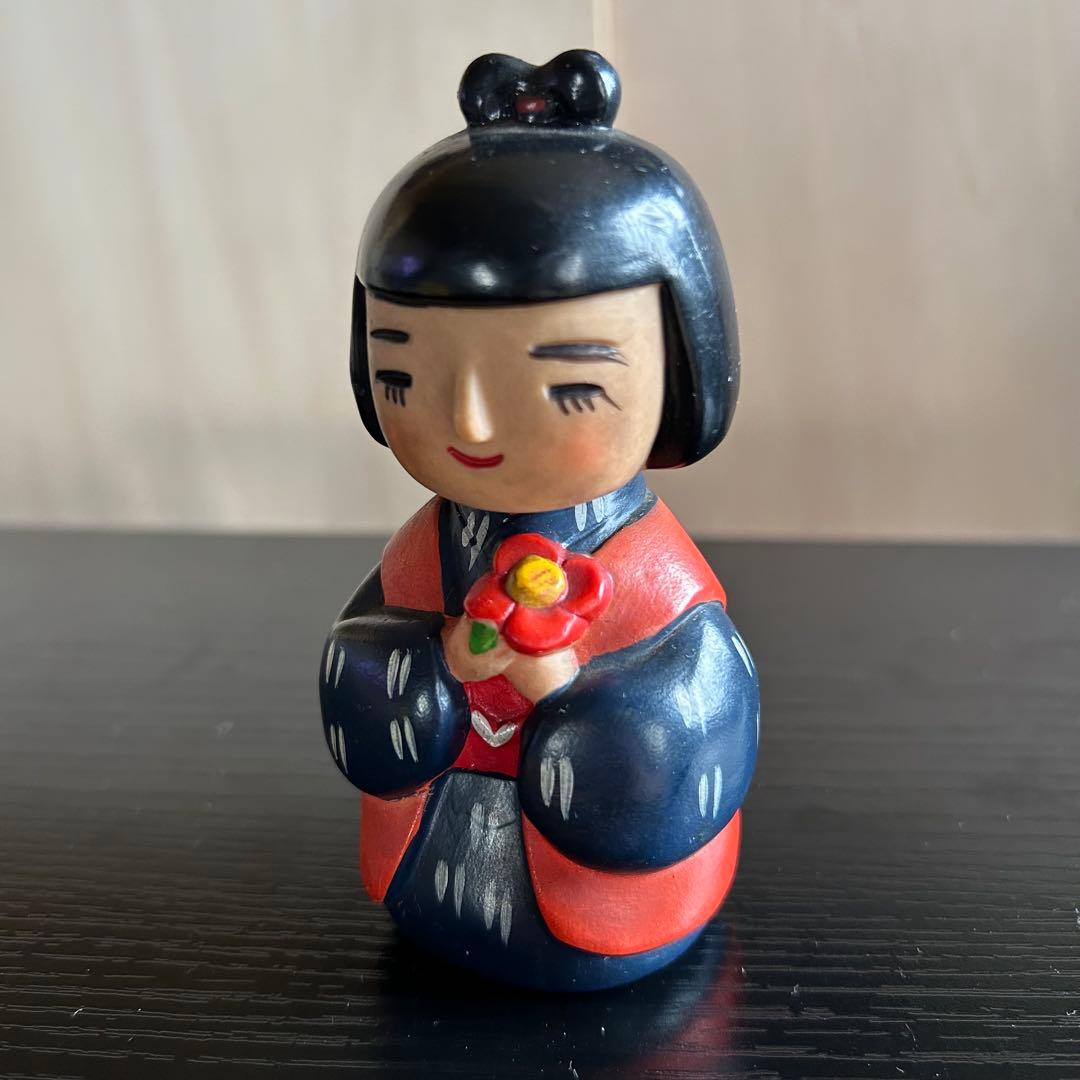 昭和レトロ ソフビ 貯金箱 企業物 新品未開封あり こけし 人形 置物