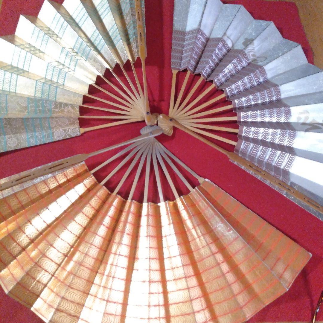 お稽古用最適　舞扇三点