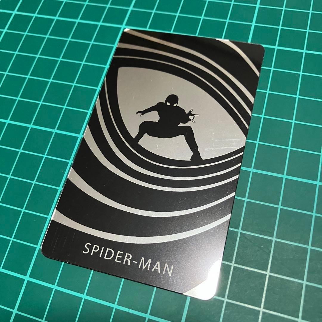 スパイダーマン　MARVEL　ミニカード　シルエット