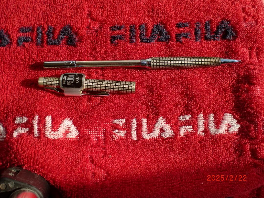 パイロット万年筆 エリート スターリングシルバー18K ホワイトゴールド