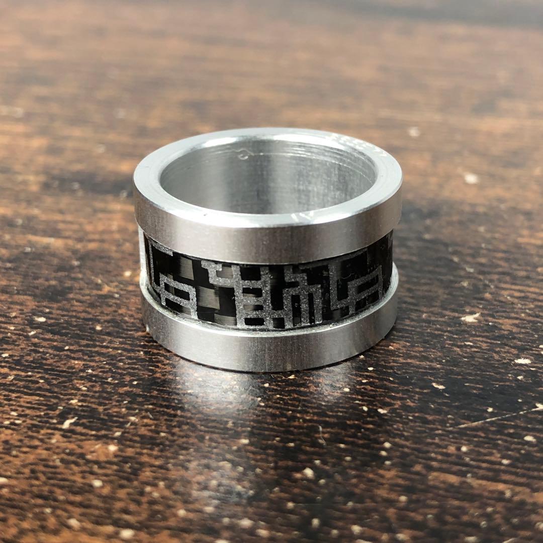 布袋寅泰 カーボンリング 内径約16.5mm レア 希少