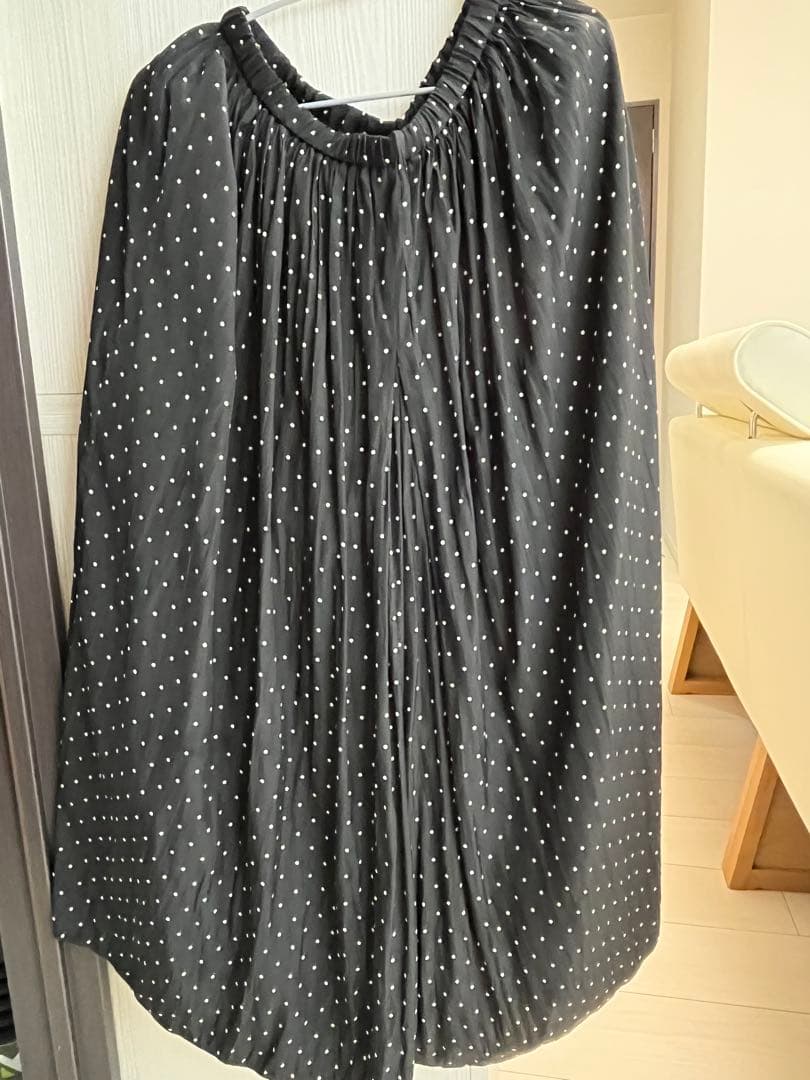 BEARDSLEY ドット柄 フレアスカート