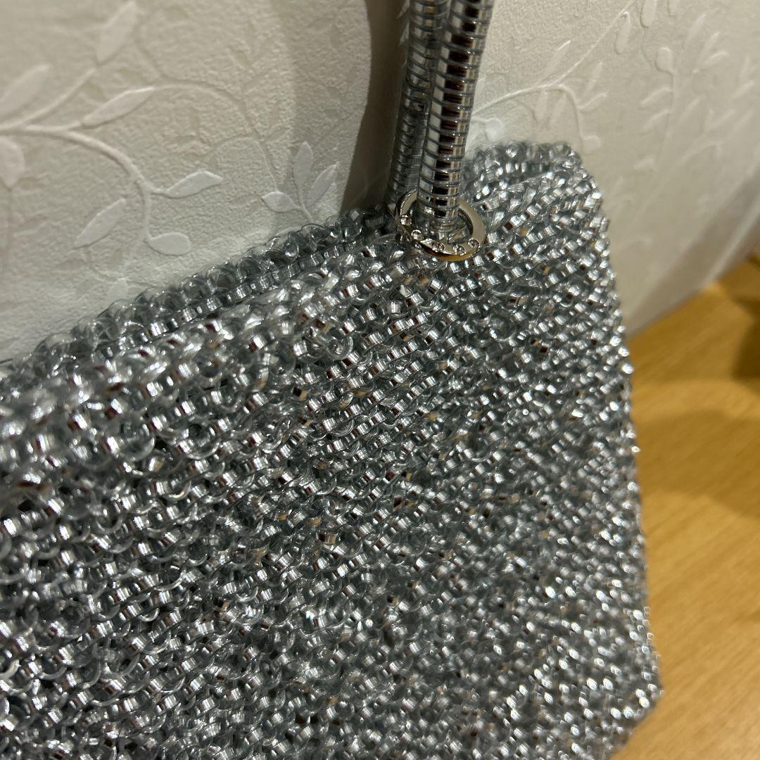 ビーズ バッグ 25×20cm ワイヤーバッグ ミディアム アンテプリマ風