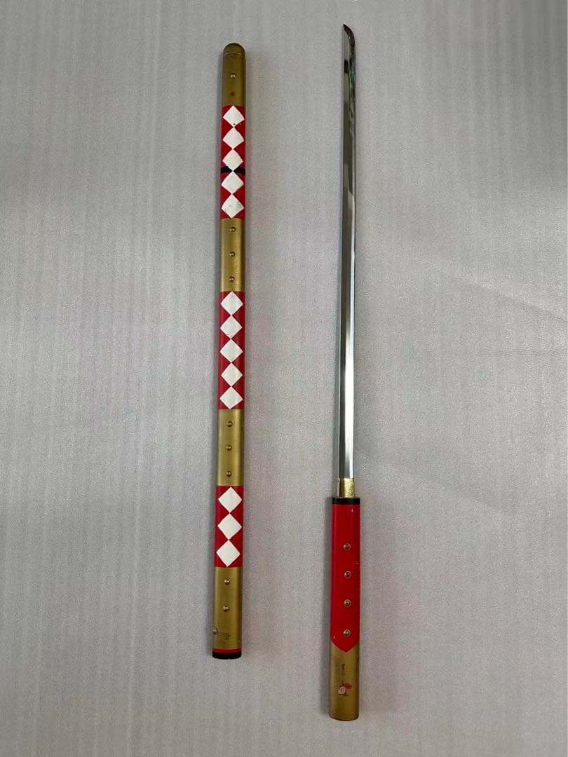 杖刀 模造刀 蒔絵 鞘付き長さ100cm 鞘抜き重さ380g