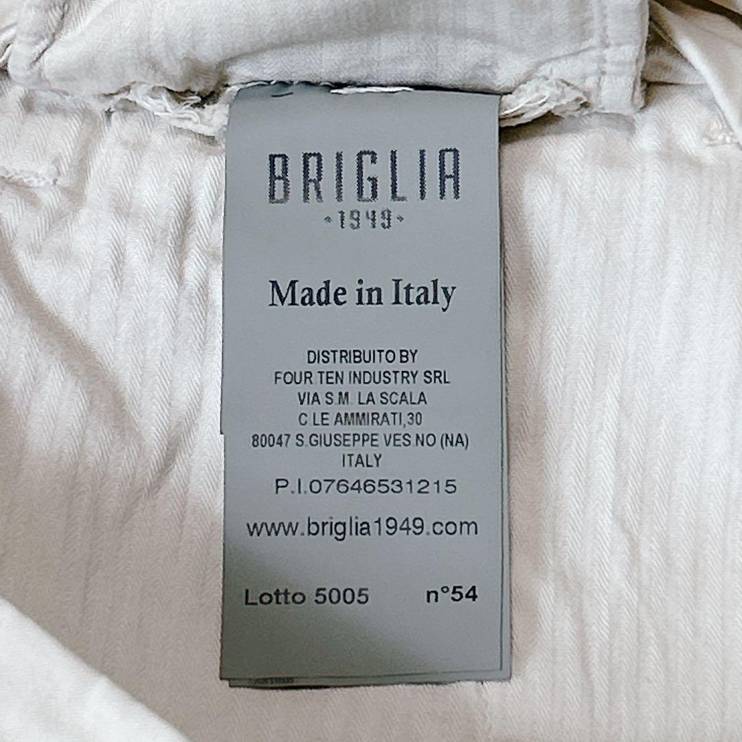 新品✨BEAMS別注✨《BRIGLIA 1949》1プリーツ ストレッチパンツ