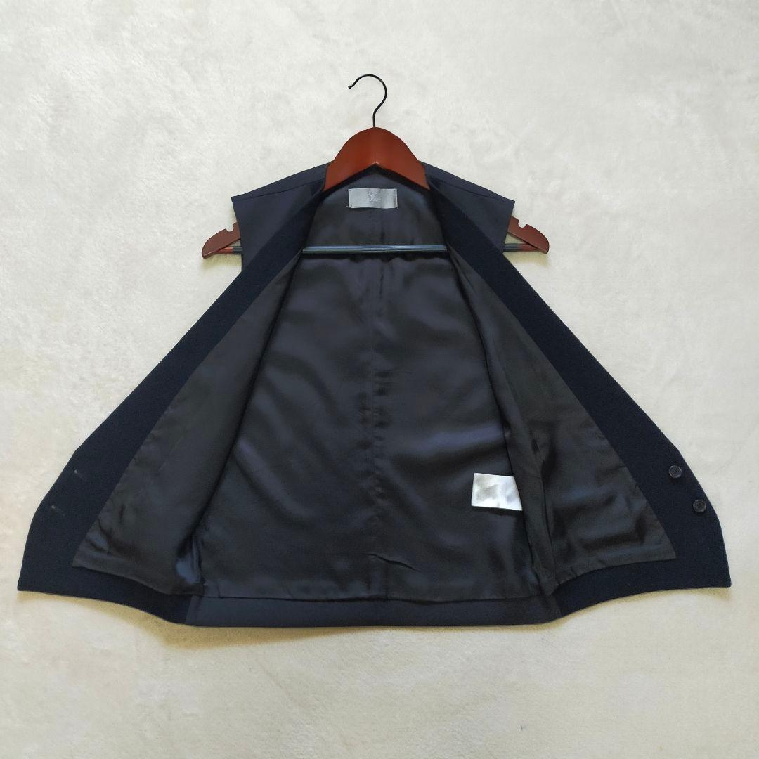 イタリア製　カシミヤ混　DIOR HOMME　44　テーラードベスト　ジレ