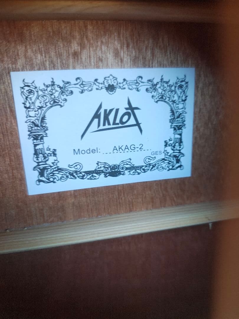 美品 AKLOT AKAG-2 ピックアップ付エレアコ 付属品多数