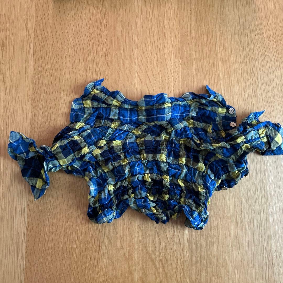 アトリエgg ブルーアイランド　シャツ　サイズ3ハーフ　AtelierGG