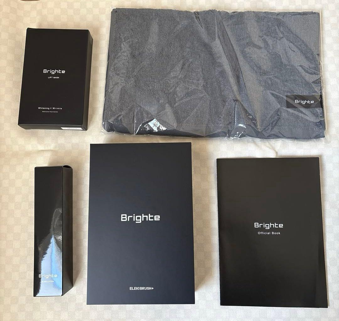 Brighte ELEKI BRUSH+美顔器 シートマスク エレキローション付