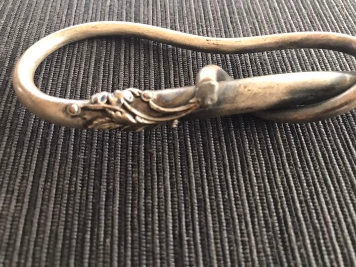 アール・ヌーヴォー　高級アンティーク傘用　持ち手　金属細工