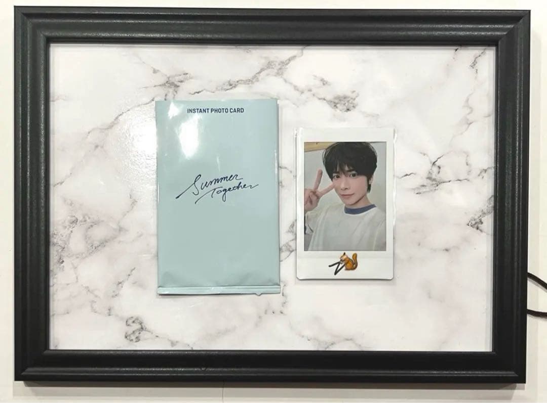 TXT SUMMERTOGETHER テヒョン チェキ 直筆サイン入り