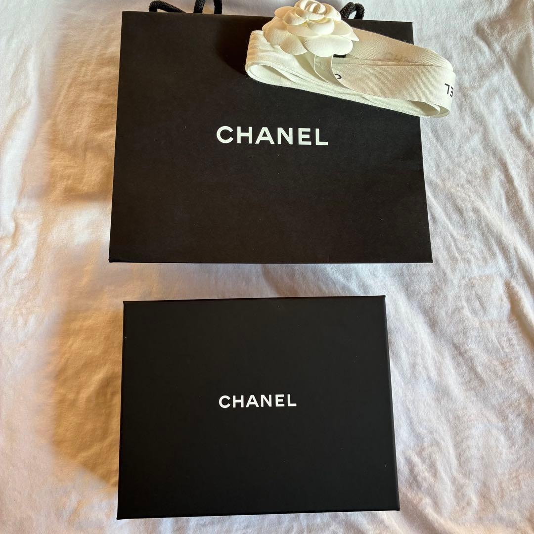 【新品未使用】CHANEL マトラッセ コンパクトウォレット三つ折り財布