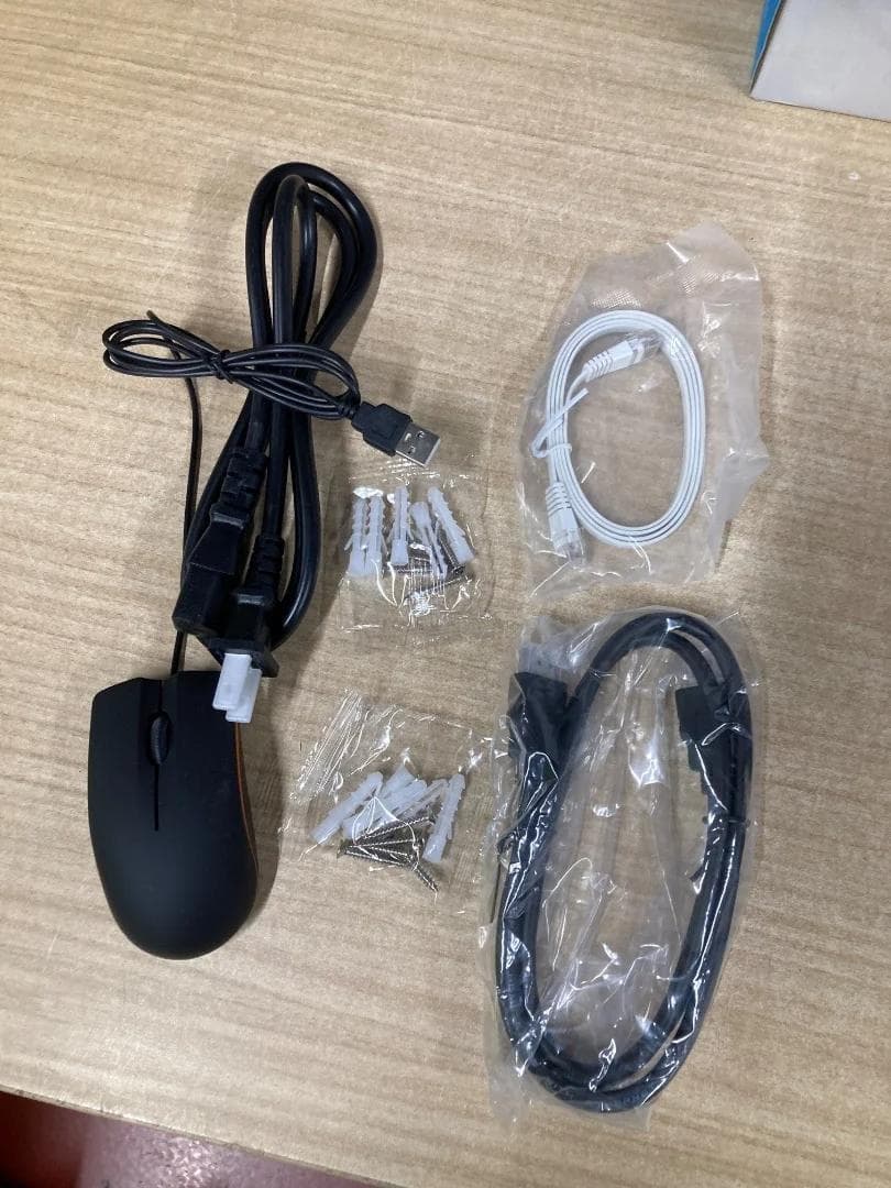 ieGeek防犯カメラ 有線LANカメラ2台 HDD2TB録画ユニット「6833