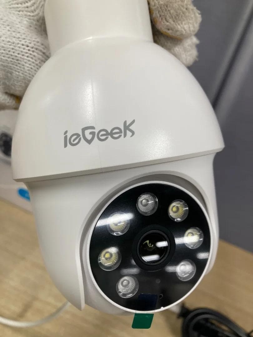 ieGeek防犯カメラ 有線LANカメラ2台 HDD2TB録画ユニット「6833