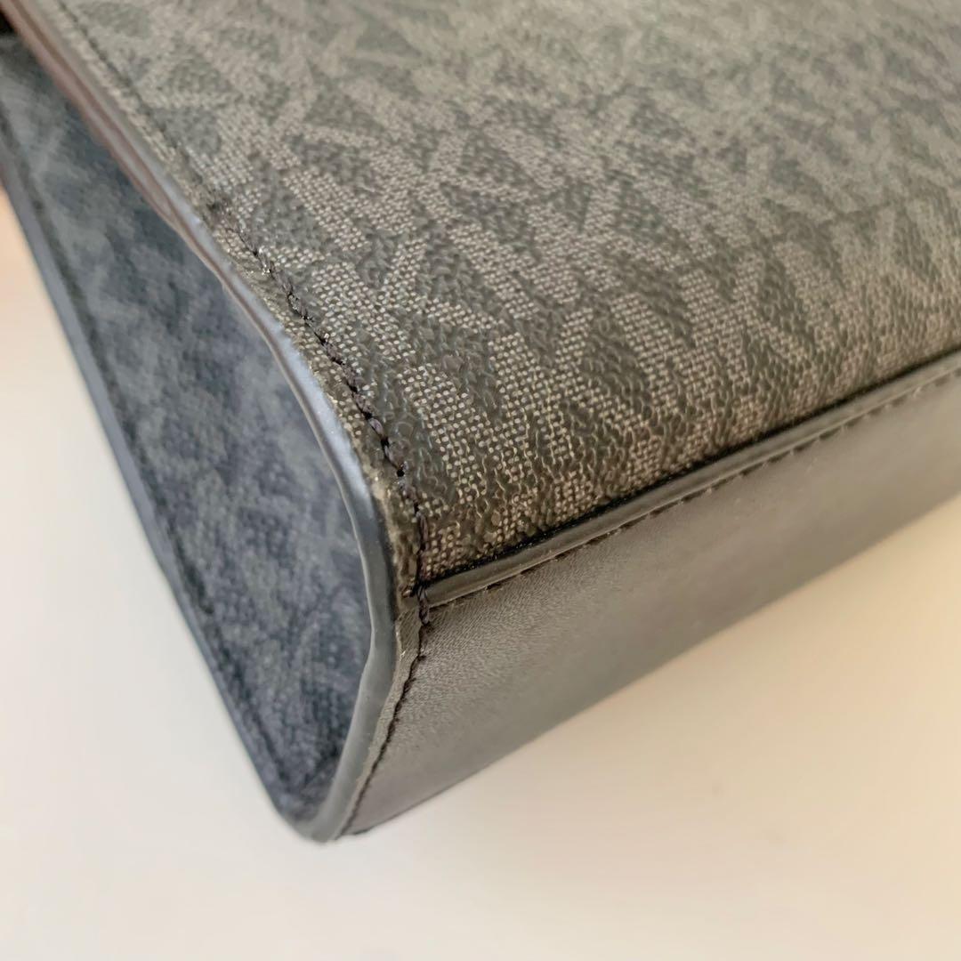 【マイケルコース】ハンドバッグ　ショルダーバッグ　2way シグネチャー　黒